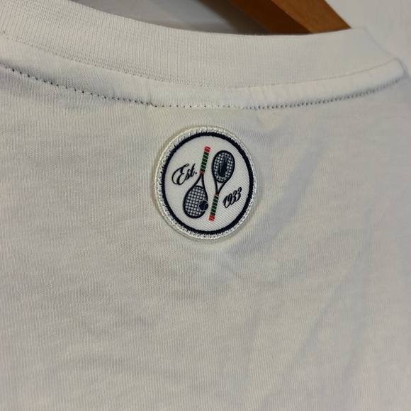 LACOSTE X Roland-Garros Edition Relaxed Fit Cotton T-Shirt - Picture 7 of 10